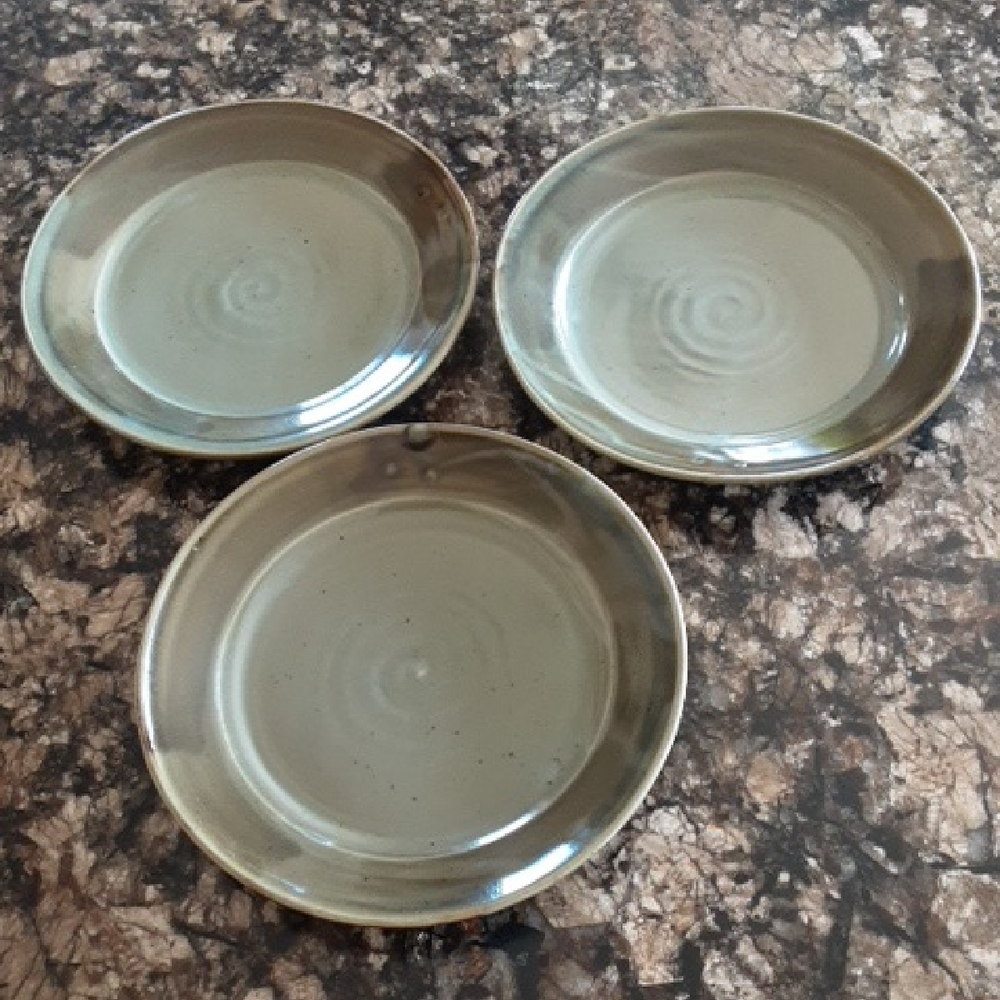 Olive Green Ceramic Plates